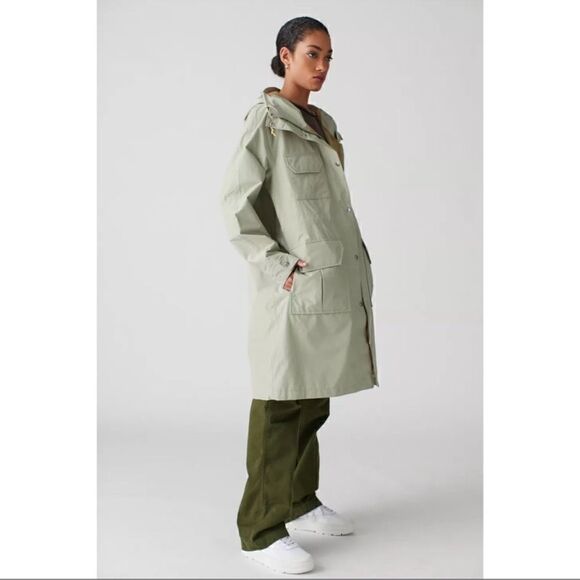 The North Face dryvent 76 mountain parka in tea green relaxed fit size large nwt - Picture 4 of 16